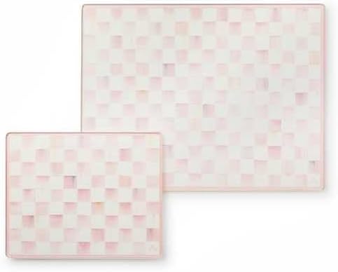 MACKENZIE-CHILDS Set of 2 Tempered Glass Cutting Boards