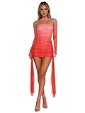Confectionnée dans un mélange de polyester et d'élasthanne, cette robe offre élasticité et confort, assurant une coupe flatteuse et flexible
