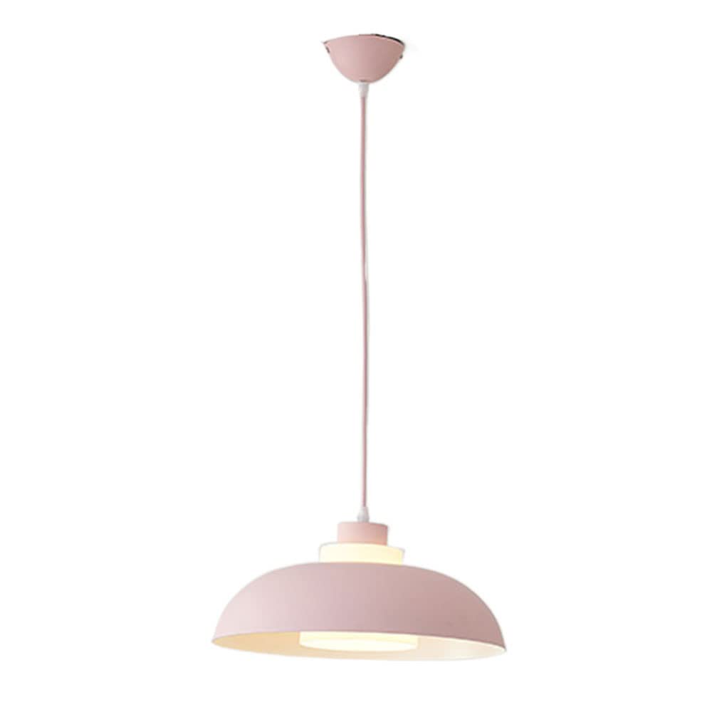 STVDEDG Colorful Farmhouse Pendant Light Fixture Vintage Lampshade Industrial Chandeliers E27 Source Single Head Hanging Lamp Macaron Fashion Chandelier for Kitchen Island Dining Room Restaurant