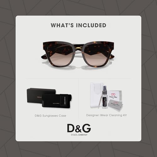 Dolce & Gabbana DG4437 Square Sunglasses for Women + BUNDLE With Designer iWear Eyewear Kit2