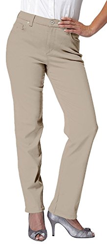 Image of Gloria Vanderbilt Womens Amanda Classic High Rise Tapered Jean Petite