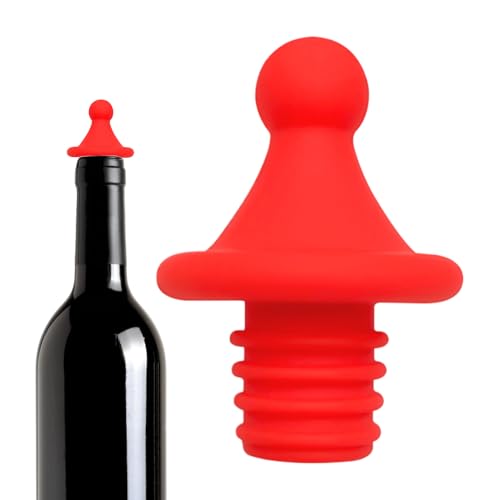 Tapones de silicona para botellas de vino, fundas de sellado reutilizables, juego de corcho de vino y cerveza, accesorio de fiesta, reunión familiar, almacenamiento de bebidas en interiores y