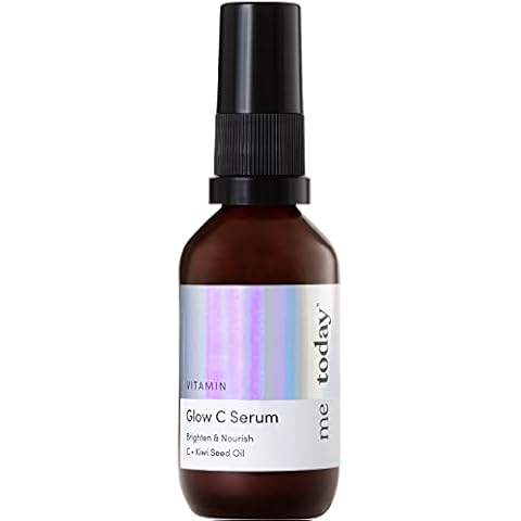 me today - Vitamin Glow C Serum, 30ml, Brightening Antioxidant Face Serum with Vitamin C, Strawberry and Kiwi Seed, Vegan Cover