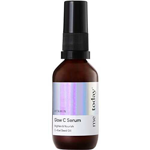 me today - Vitamin Glow C Serum, 30ml, Brightening Antioxidant Face Serum with Vitamin C, Strawberry and Kiwi Seed, Vegan