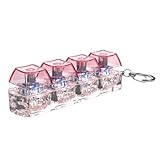 GMBYLBY Teclado iluminado con luces LED, escritorio de juguete ligero