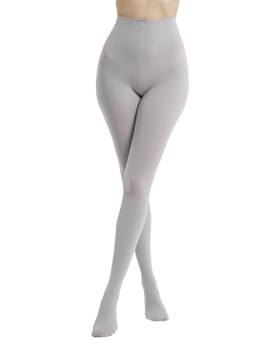 Image of 80D Semi Opaque Tights for Women Stretchable High Waist Womens Stockings Soft Pantyhose with 20+ Colors