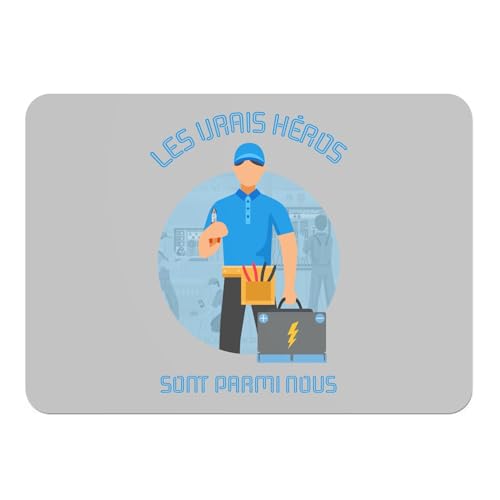 Sets de table électricien liège gris anti-rayure et grand format pour dîner - 2