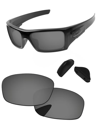 Image of Replacement Lenses & Nosepads for Oakley Si Ballistic Det Cord OO9253 61mm - Precision Fit, UV & Impact Resistant