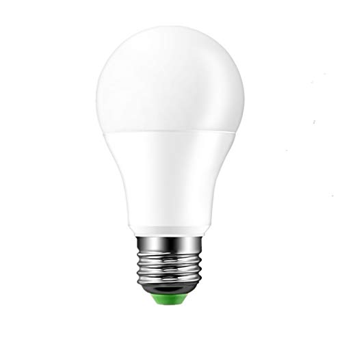 FORNORM Bombilla con Sensor Crepuscular, 8W 8 LED Luz nocturna E27 Atardecer en Amanecer fuera de luz Uso en exteriores para la pared del patio del jardín (Blanco, 2 pc) Cover