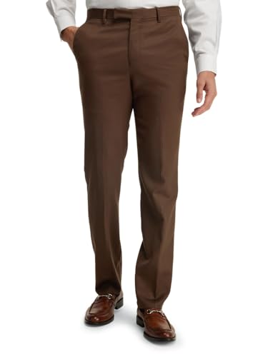 Paul Fredrick Men's Wool Gabardine Flat Front Pants3