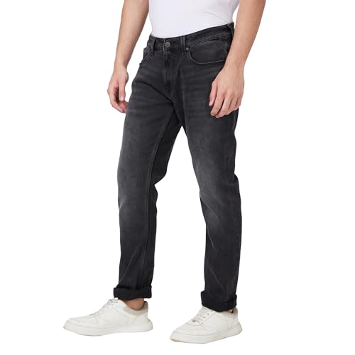 Image of Spykar Men's Rover Regular Fit Mid Rise Casual Jeans