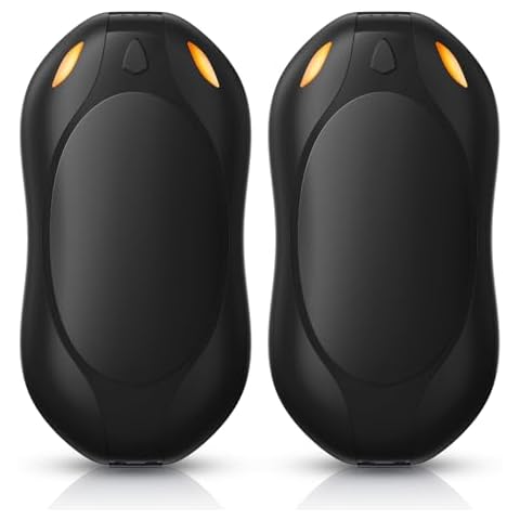 WHATOOK Hand Warmers Rechargeable 2 Pack: Portable Electric Hand Warmer 2 in 1 Magnetic Reusable Heater Pocket Gifts for Men Women Outdoor Camping Golf Hunting Gift (Black) Cover