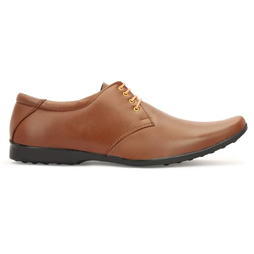 Image of Leatherful Formal Lace-up Derby Shoes| Full Grain Leather | Office, Party | Genuine Leather | Smart Casual