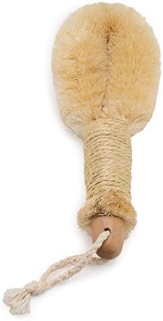 GranNaturals Bath & Shower Dry Skin and Body Sisal Brush | Naturals Fibers to Improve Blood Circulation, Exfoliate Skin, and Reduce Cellulite