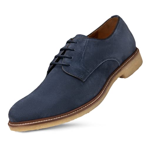 Dunross & Sons Premium Lace-Up Dress Shoes with a Breathable Naturally Leather Lining and Durable Non-Slip Rubber Sole