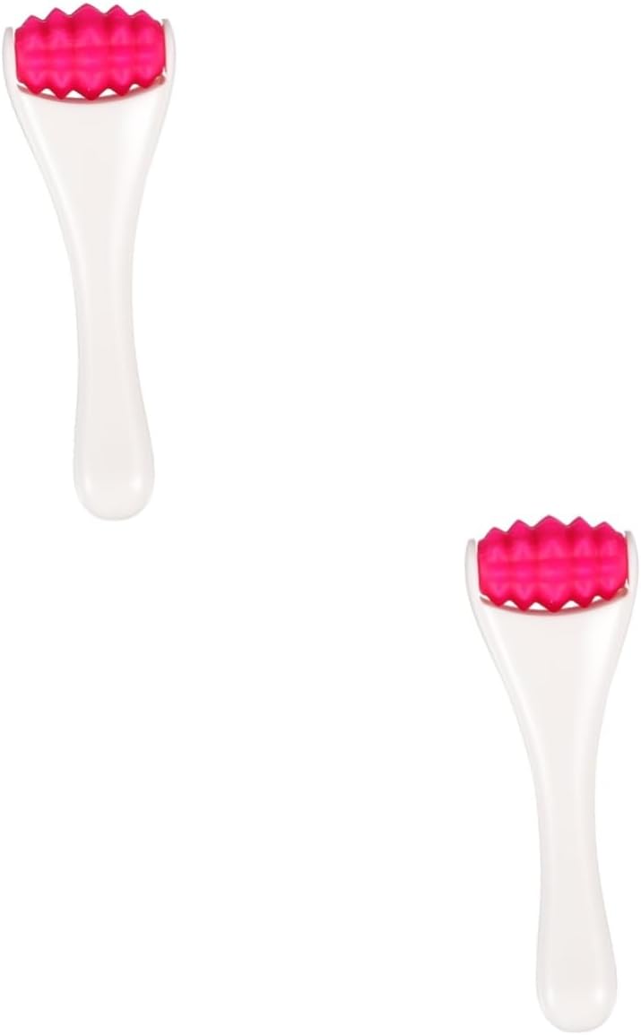 minkissy 2pcs Eye Skin Roller Face Massage Roller Beauty Device Skincare Tool Essence Importer Portable