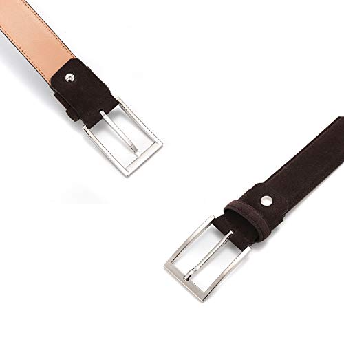 Men's Suede Leather Belt4