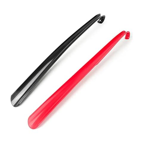 Wacnune 2 Pcs 17" Plastic Shoe Horn.Fit for Men,Women,Kids and Seniors Cover