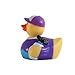 Waddlers Purple Golf Rubber Duck, New Fresh Colorful Design, Floating Upright Toy and Collectible Figurine, Sports Gift for All Ages