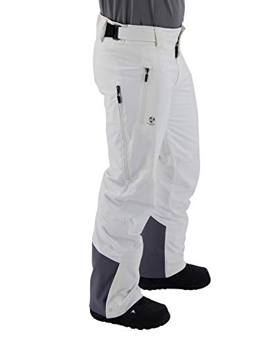 Obermeyer Calça masculina processada, branca, 2GG