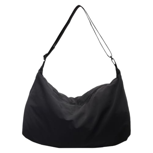 sodeber Bolso cruzado de nailon de moda para mujer, compartimento grande, bolso de hombro, axilas, estudiantes y viajeros, Negro Bk, Medium sodeber Bolso cruzado de nailon de moda para mujer, compartimento grande, bolso de hombro, axilas, estudiantes y viajeros, Negro Bk, Medium