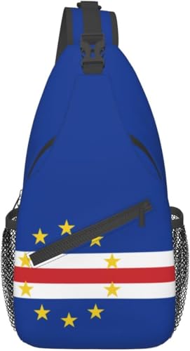 Mochila bandolera unisex con bandera de Cabo Verde miniatura 1
