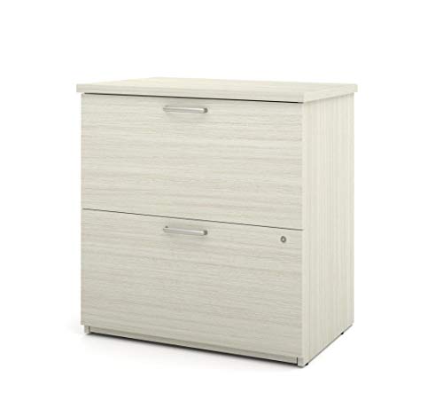 Bestar Universel 29W Lateral File Cabinet in White Chocolate