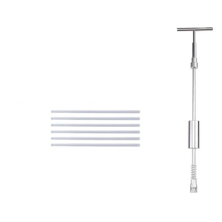 Locisne Auto Car Body Dent Repair Paintless Dent Puller Kit Hand Tool Set Hail Removal T Bar Slide Hammer Car Repair