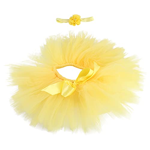 Abaodam Claret Baby Fotografia Fantasia Saia de Malha Infantil Tutu Roupa Recém-Nascido Laço - Vesti