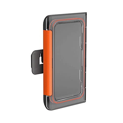 Soporte para tableta en cocina y baño estante autoadhesivo para pared negro 2