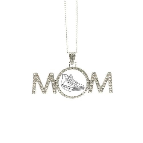 Collier en toile blanche fait main bijou de fête élégant taille M pour maman