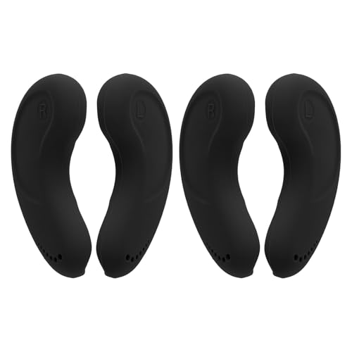 EPIGEIST Auditivos de Silicona Negros para Teñir el Cabello 2 Pares Reutilizables Protección contra Químicos para Salón y Uso Doméstico Accesorios para Coloración Segura