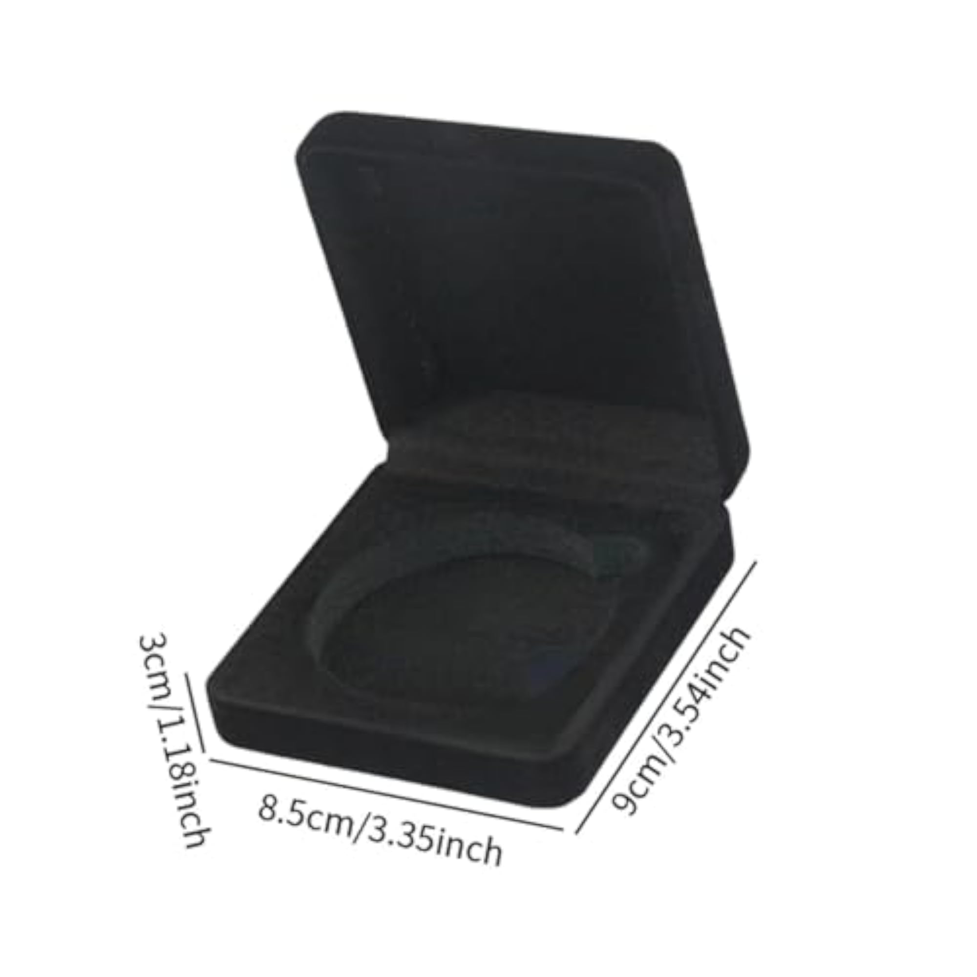 Coin Presentation Display Box for Awards, Black