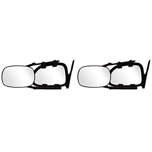 Cipa 11950 Clip-On Towing Mirror Black & Silver, 15.75 Inch (Pack Of 2) #TOP21