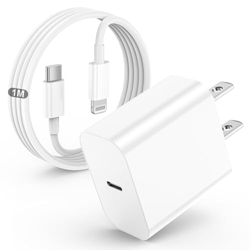 Phone-Ladegerät Schnellladegerät Typ C Wandladegerät mit USB-C-zu-Lightning-Kabel 3FT für iPhone 14/13/12/12 Pro Max