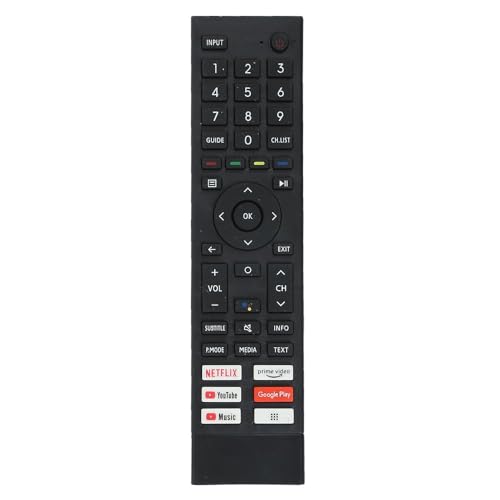 Image of ALERHA Compatible with Hisense Smart Tv Remote Without Voice - Hot Keys Netflix Prime Video YouTube Music Google Play Apps and YouTube Use for LCD LED OLED QLED UHD 4K Android TVs