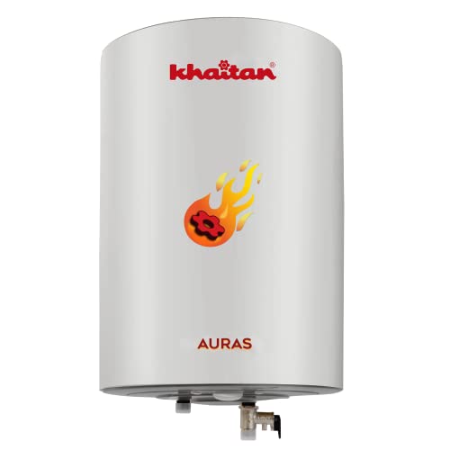 Buy Khaitan Aurus 5 Star Rated Storage Water Heater (Geyser) with Advanced  Safety Features (Wall Mounting, White) (25 Ltr) Online at Low Prices in  India - Amazon.in