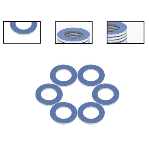 Image of 100Pcs Oil Drain Plug Gaskets Fits for 4Runner Avalon Camry Land Cruiser Highlander Prius GX460 GX470, Crush Washer Seals Replaces OE 9043012031