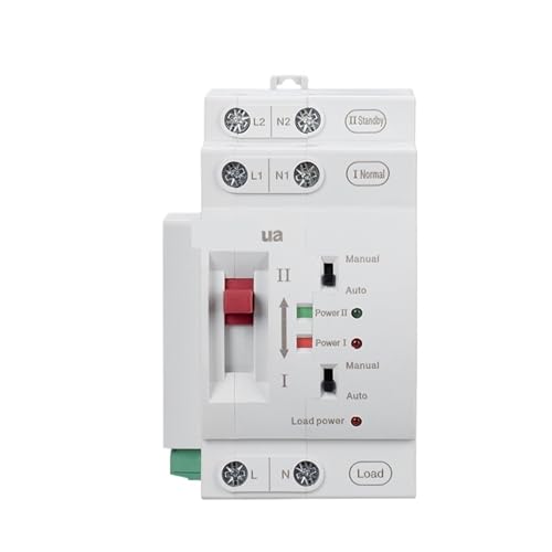 Interrupteur de transfert automatique ATS 2 pôles 220V 63A pour maison