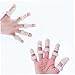 NOLITOY Finger Joint Protector for Fingers Protective Cover for Grade Brace for Support (Size 5)