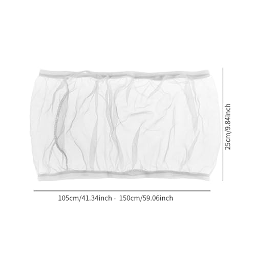 Bothyi 2X Universal Bird Cage Mesh Covers Bird Cage Skirts Protection Elastic Parrot Mesh Nets Birdcage Catchers for Cockatiel Macaw, M