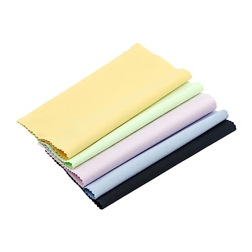 HAKIDZEL 10pcs Microfiber Cleaning Cloths 14.5x14.5cm Soft Screen Cleaning Towels for Phones Laptops and Glasses Lint-Free and Highly Absorbent Random Color