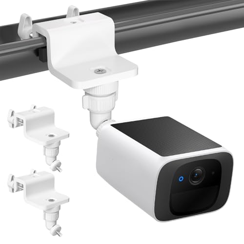 Didalo 2 Pack Gutter Mount Compatible with eufyCam 2C/2C Pro, 2/2 Pro, 3C/S300, 3/S330,SoloCam...