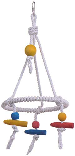 Bird-Parrot-Cotton-Swing-Round-Perch-Stand-with-Chew-Toy-for-Parakeet-Budgie-Cockatiel-Finch-Conure-Canary-Budgie