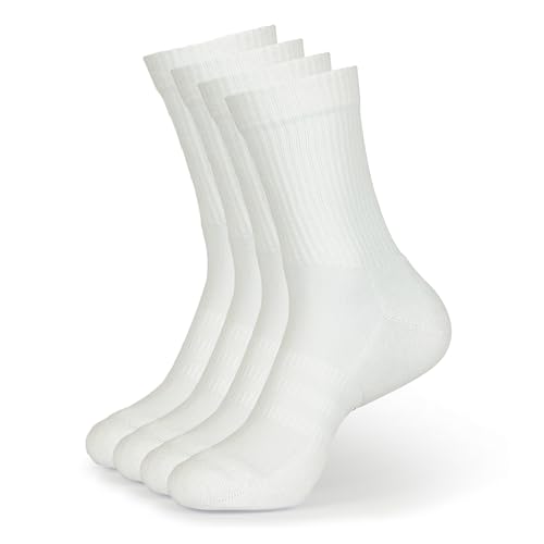 Chaussettes de tennis en bambou Geesy anti-odeur et anti-transpiration blanc 39-42