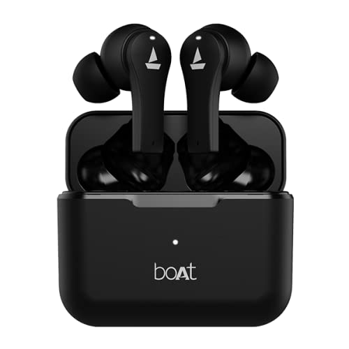 Renewed) boAt Airdopes 101 Black 