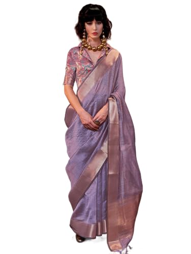 Image of SWORNOF Women's Patola silk saree for Patola festival Wedding silk with rich pallu Design sarees for women with blouse piece