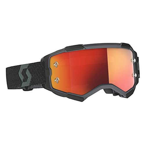 Scott Fury MX Goggle Cross/MTB Brille orange/schwarz/orange Chrom Works