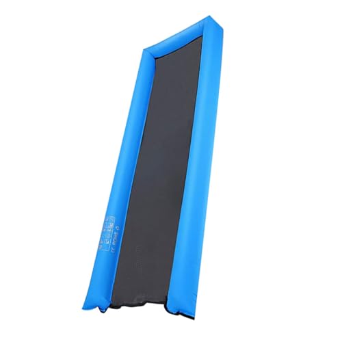 Tapis flottant gonflable nylon matelas de piscine bleu portable