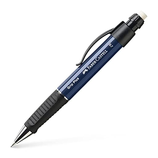 FABER-CASTELL 130732 - Portaminas GRIP PLUS, grosor de mina - 0,7 mm, color del cuerpo - azul metalizado, 1 unidad | Ya disponible en tu tienda friki favorita! En mundofriki.es!